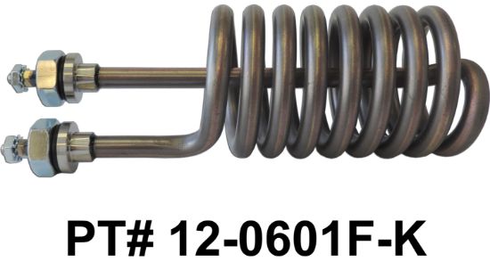 12-0601F-K: Hot Tub Heater Replacement Element, 4.5kW, Coil, Titanium