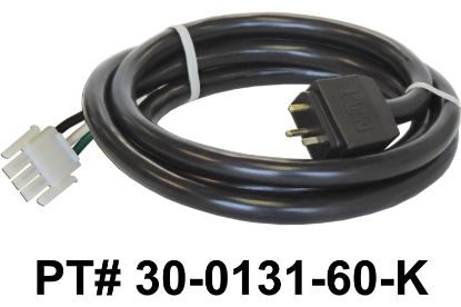 30-0131-60-K: Cord, 3P AMP x Small Molded, 60"