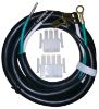 30-0324-72: Cord, Univ, 14/3, 72", Amp, w/3 & 4 Pin Male Plugs