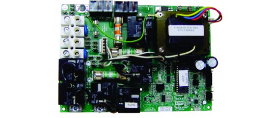 33-0024D-K: PCB, Gecko, ECO-2+2  120V (6220, 9220 Series)  