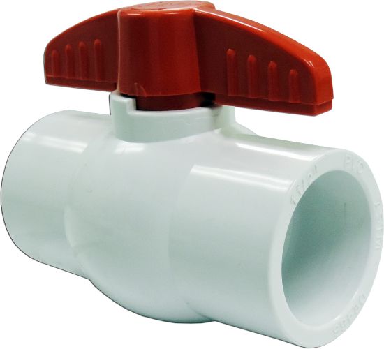 40-0008: Ball Valve, 1.5", PVC