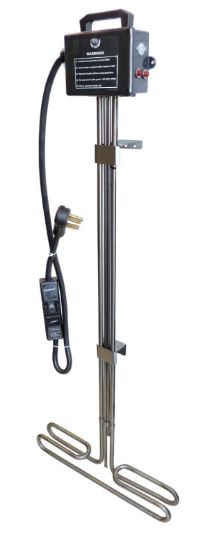 BIS-60-240-G: Baptistry Immersion Hot Tub Heater Replacement, 6.0kW, 240V, 30 Amp GFCI, No Float