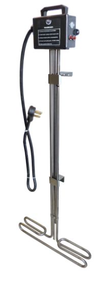 BIS-60-240-P: Baptistry Immersion Hot Tub Heater Replacement, 6.0kW, 240V, 30 Amp Cord, No GFCI, No Float