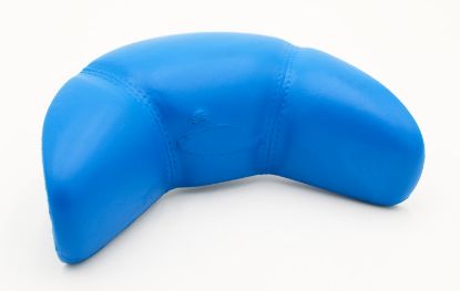 14221: Hot Tub pillow, NECK, FUS STCH BLU