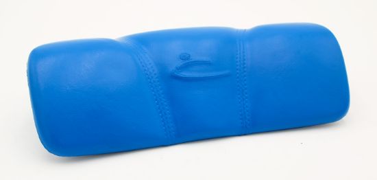 14222: Hot Tub pillow, SML WRP, FUS STCH BLU