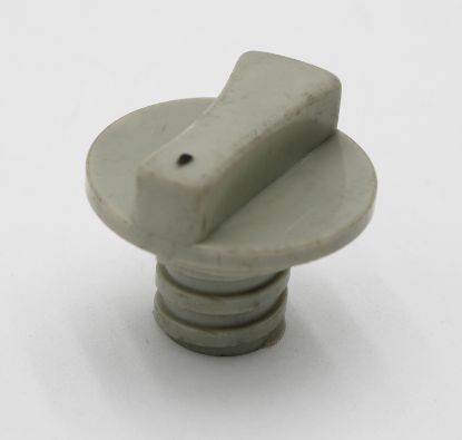 6000-014: KNOB, AIR VENTURI, LGT GRY