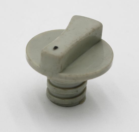 6000-014: KNOB, AIR VENTURI, LGT GRY